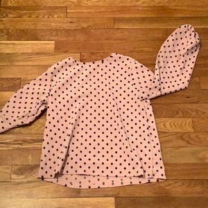 Girls polka  dot long sleeve